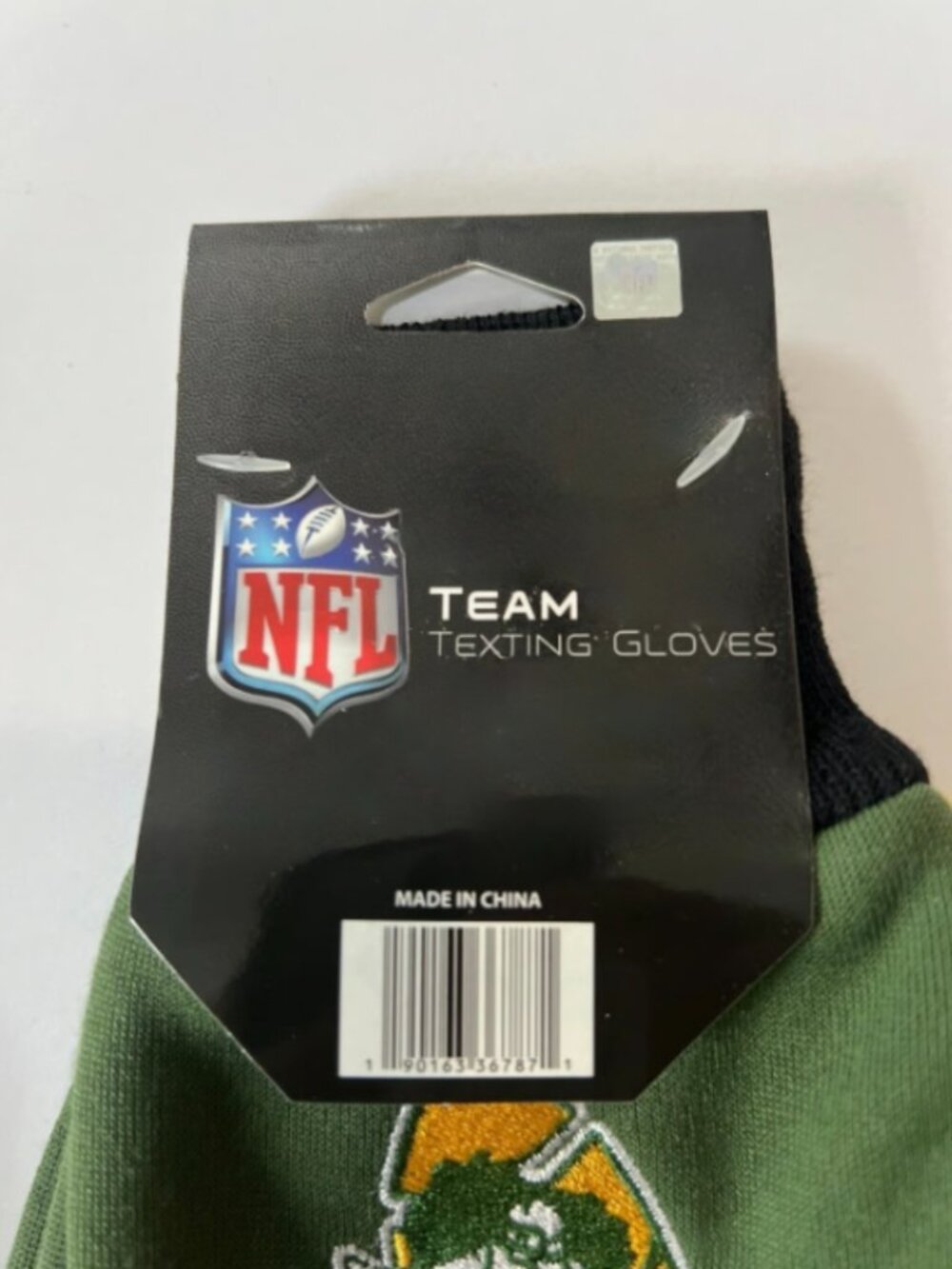 NFL Green Bay Packers Throwback Texting/Utility Gloves - Picture 2 of 4